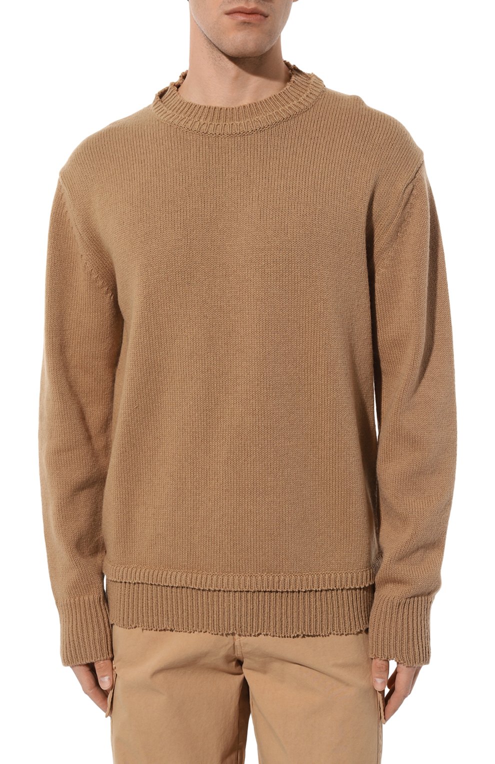 Свитер из шерсти и льна MAISON MARGIELA, арт. SI1GP0001/S18064, фото 3