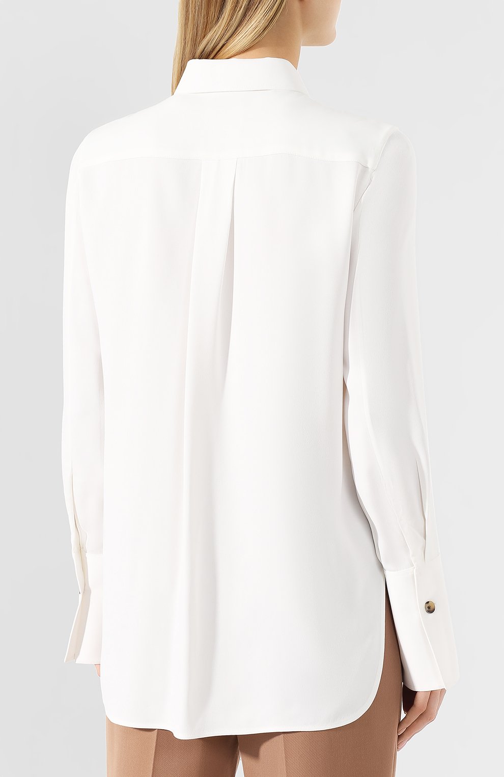 Рубашка с контрастными пуговицами KHAITE, арт. 2069401/W401, фото 4