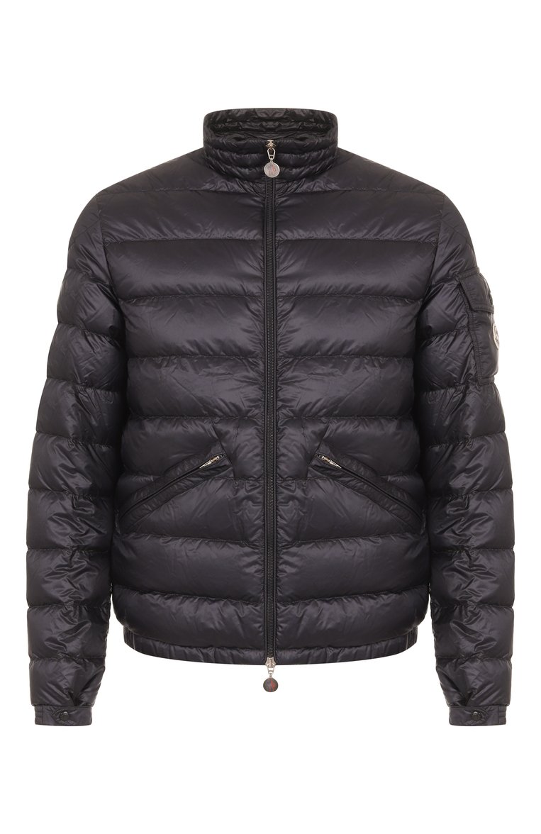 Мужская пуховая куртка agay MONCLER темно-синего цвета, арт. 1A00070/53279 | Фото 1 (Материал подклада: Синтетический материал; Длина (верхняя одежда): Короткие; Рукава: Длинные; Материал утеплителя: Пух и перо; Материал внешний: Синтетический материал; Кросс-КТ: Утепленные; Стили: Кэжуэл; Автоматизация состава: Проставлено; Автоматизация ТО: Проставлено)