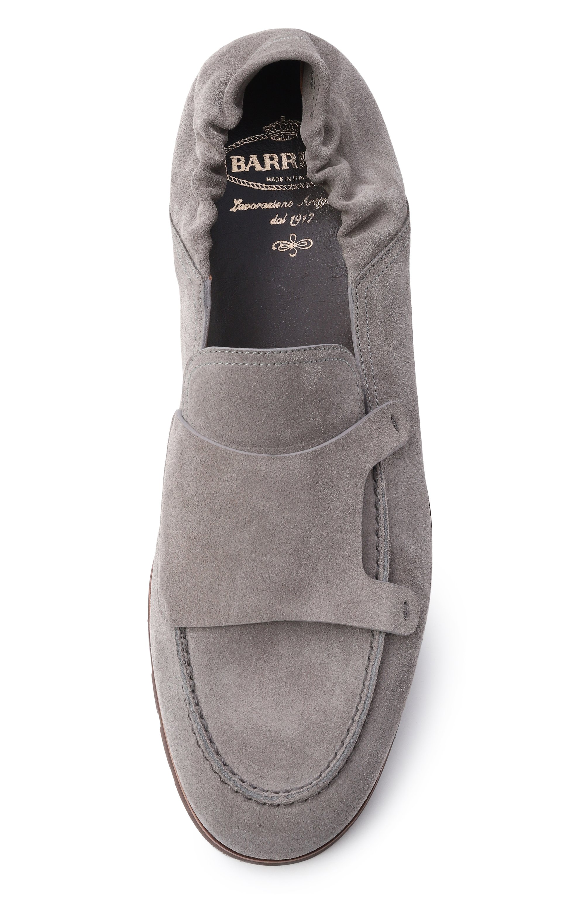 Замшевые лоферы BARRETT серого цвета по цене 57950 руб., арт. 241U069.9/LIGHT CASHEMERE, фото 5 Замшевые лоферы BARRETT, арт. 241U069.9/LIGHT CASHEMERE, фото 5