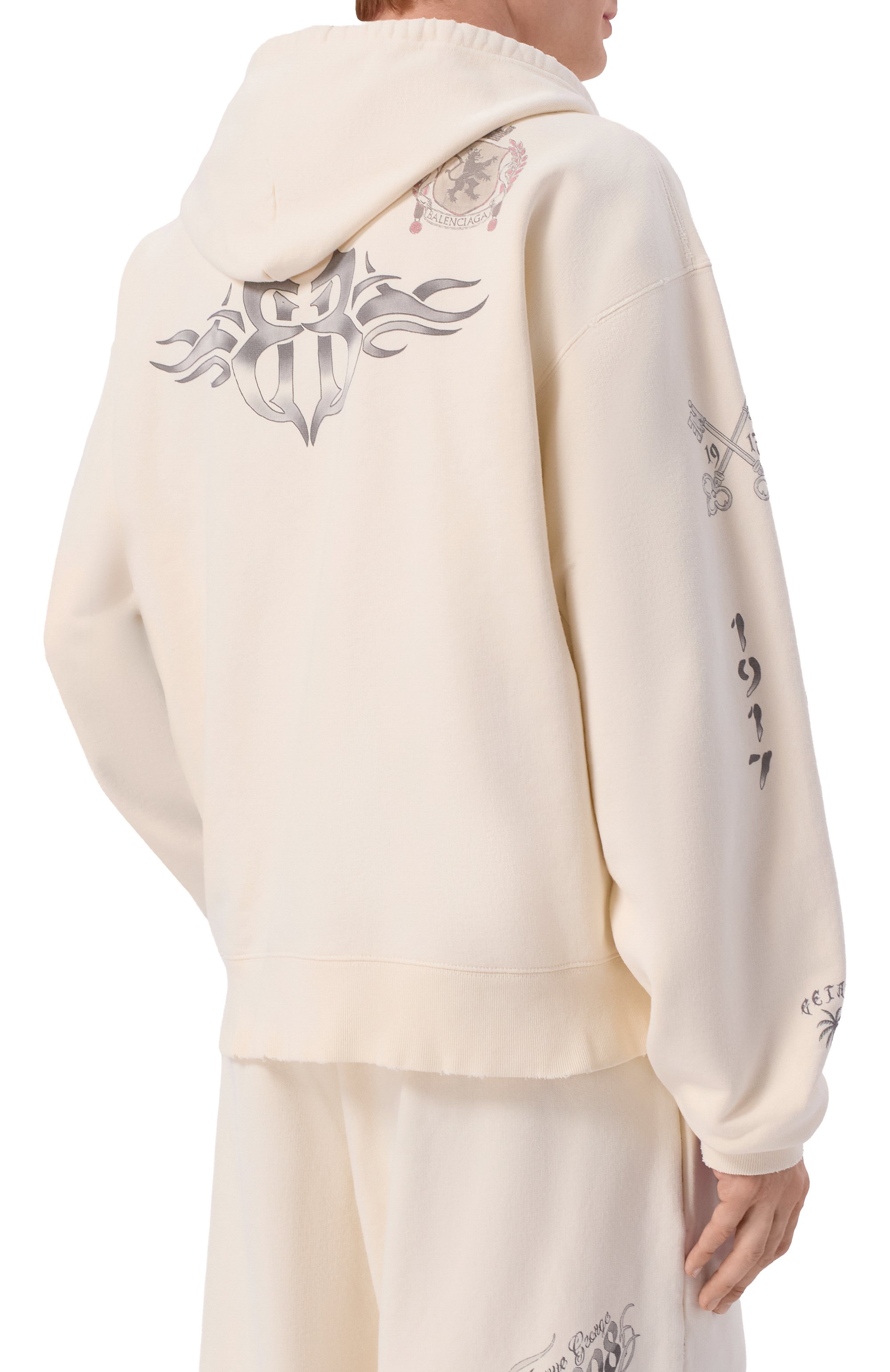 Хлопковая толстовка BALENCIAGA, арт. 850338/TUVJ3, фото 4
