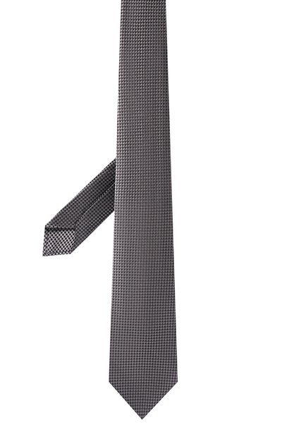 Шелковый галстук KITON серого цвета по цене 41650 руб., арт. UCRVKPC03M19, фото 3 Шелковый галстук KITON, арт. UCRVKPC03M19, фото 3