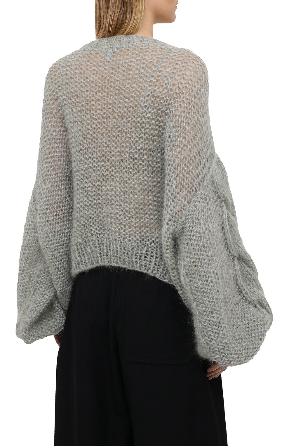 Свитер LOEWE светло-зеленого цвета по цене 82450 руб., арт. S817Y14K21, фото 4 Свитер LOEWE, арт. S817Y14K21, фото 4