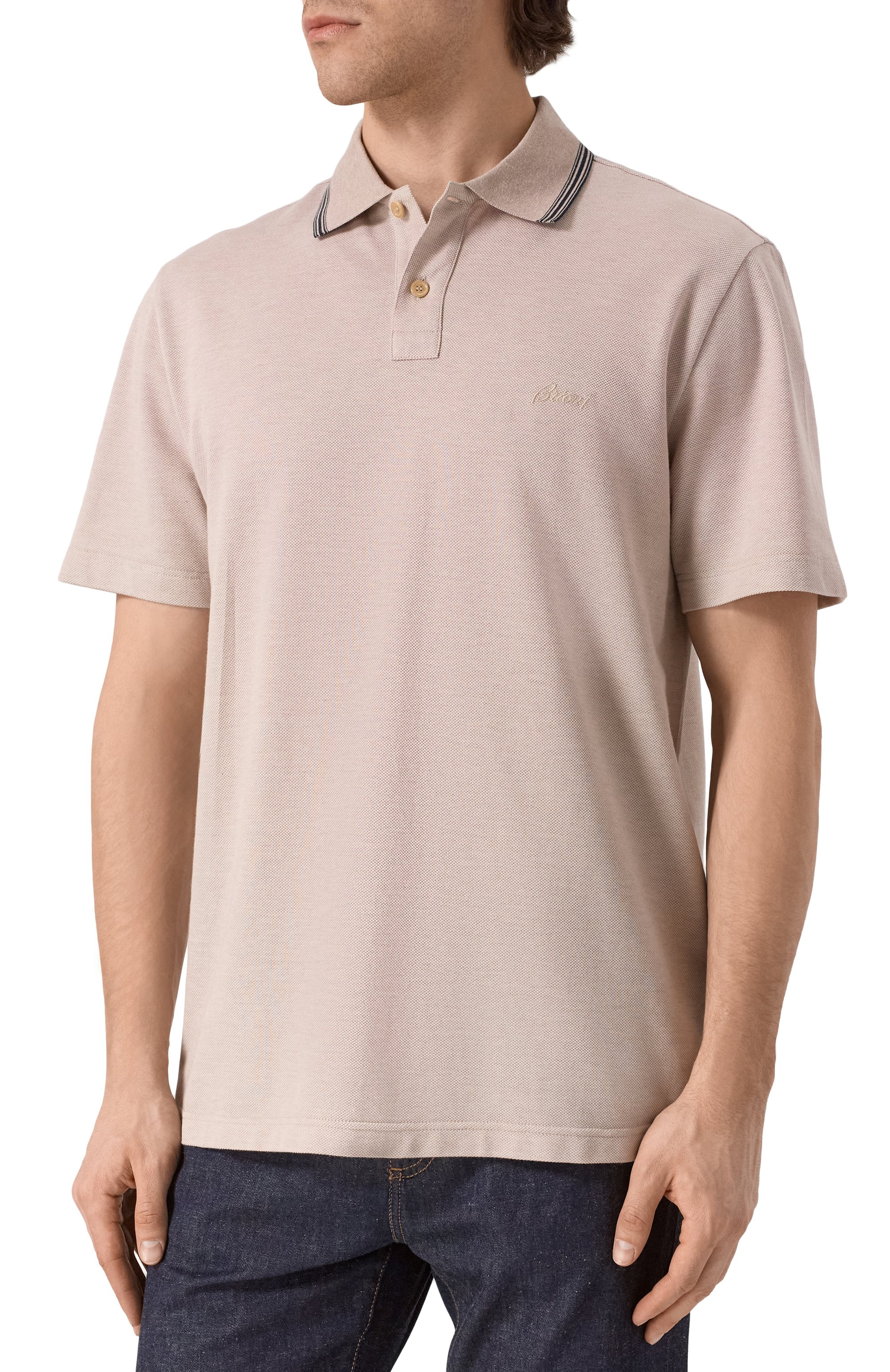 Хлопковое поло BRIONI, арт. UJTA0L/PA627, фото 3