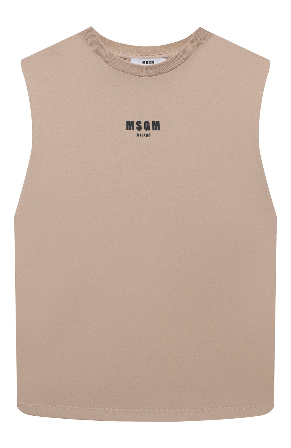 Хлопковая майка MSGM KIDS, арт. S4MSJBTH266, фото 1
