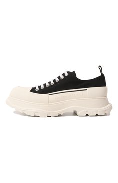 Мужские текстильные ботинки tread slick ALEXANDER MCQUEEN черно-белого цвета, арт. 705660/W4MV21070 | Фото 4 (Материал внешний: Текстиль; Мужское Кросс-КТ: Ботинки-обувь; Материал сплава: Проставлено; Материал утеплителя: Без утеплителя; Подошва: Массивная; Драгоценные камни: Проставлено)