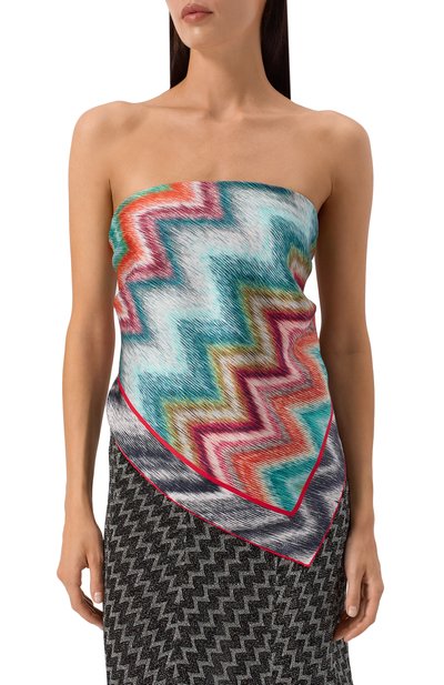 Шелковый платок MISSONI, арт. F041TWDA045, фото 2