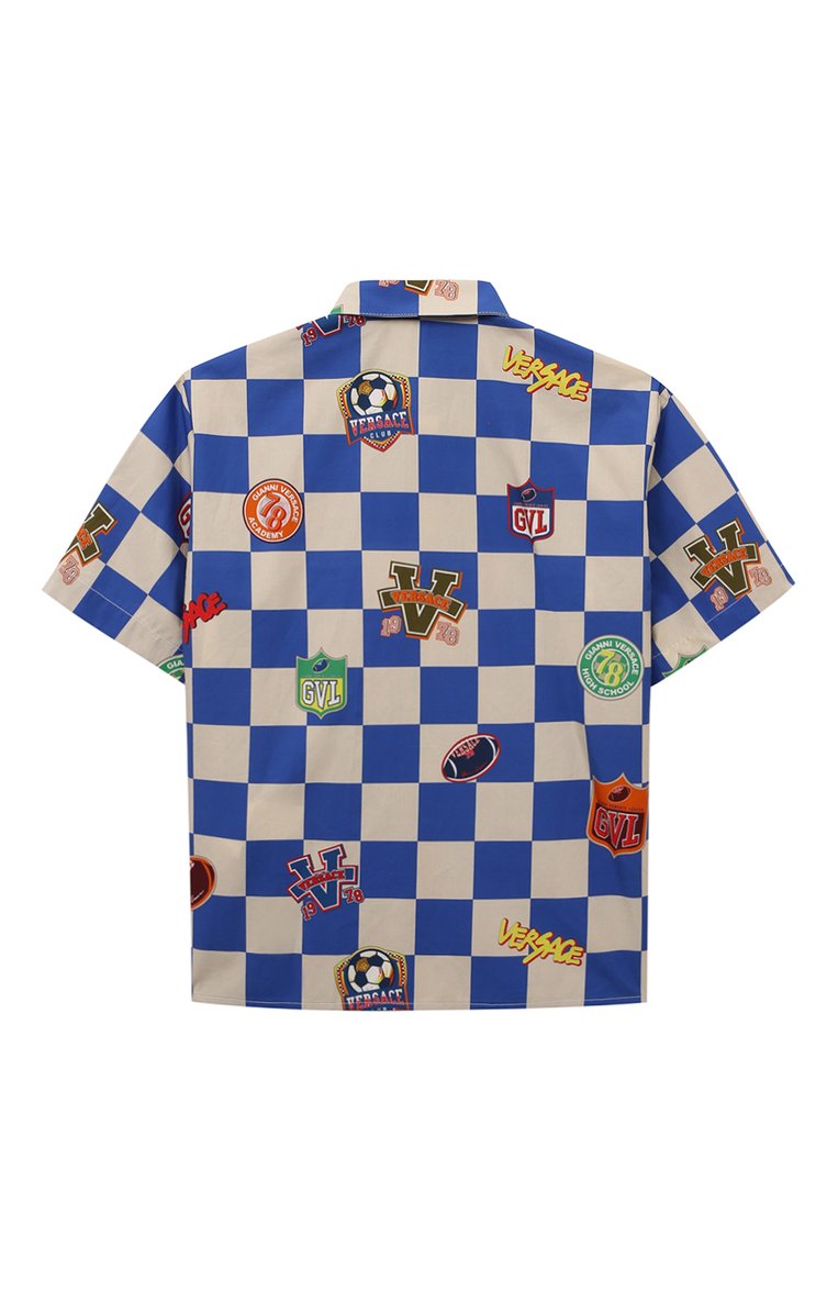 Хлопковая рубашка VERSACE, арт. 1003789/1A09719/8A-14A, фото 1