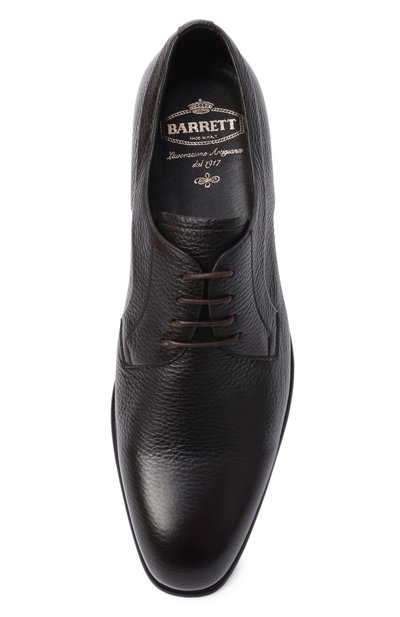 Кожаные дерби BARRETT темно-коричневого цвета по цене 77400 руб., арт. 242U075.7/CERV0 ASP0RT, фото 5 Кожаные дерби BARRETT, арт. 242U075.7/CERV0 ASP0RT, фото 5