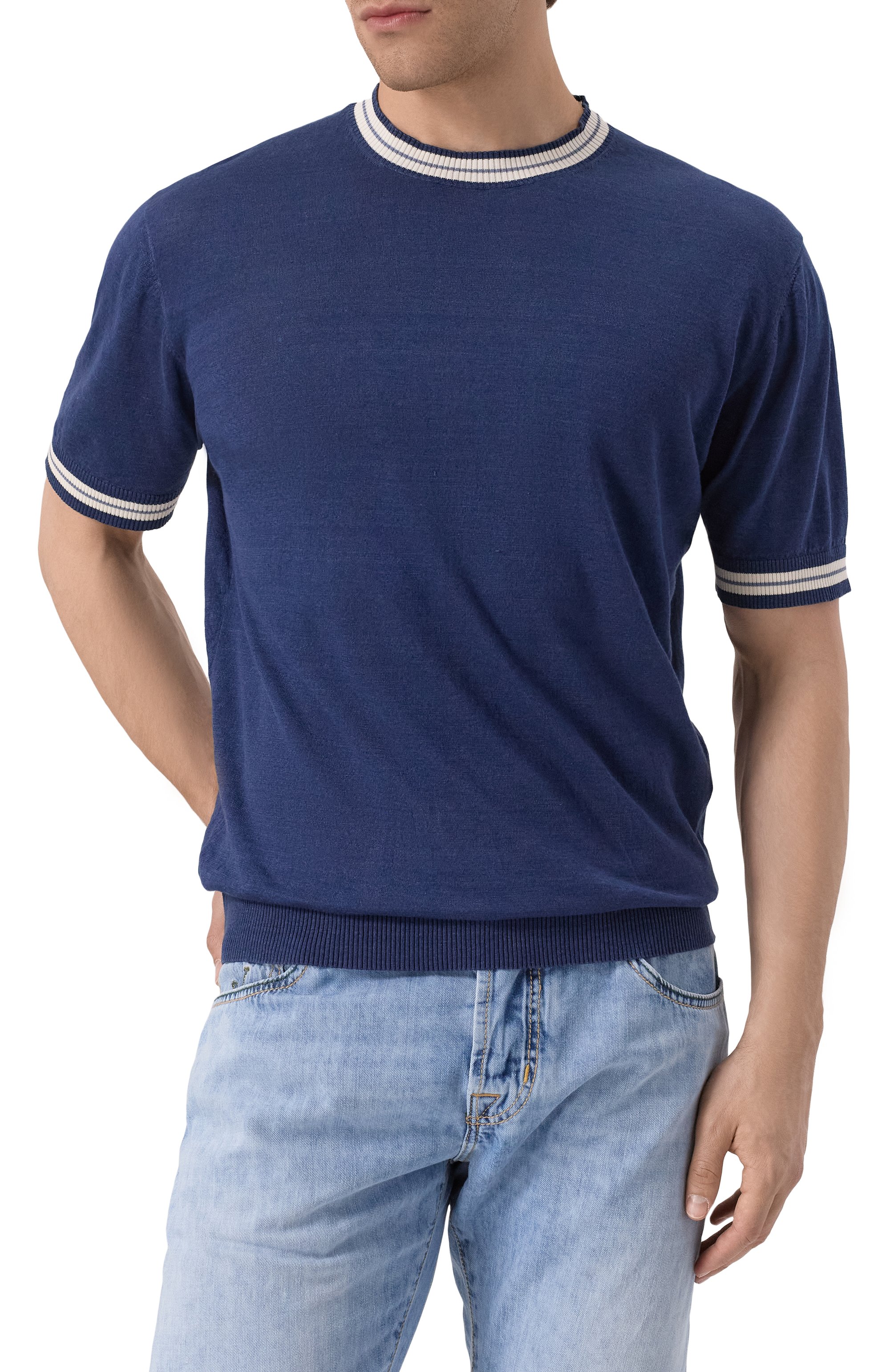 Джемпер изо льна и хлопка L.B.M. 1911, арт. 6400/59046, фото 3