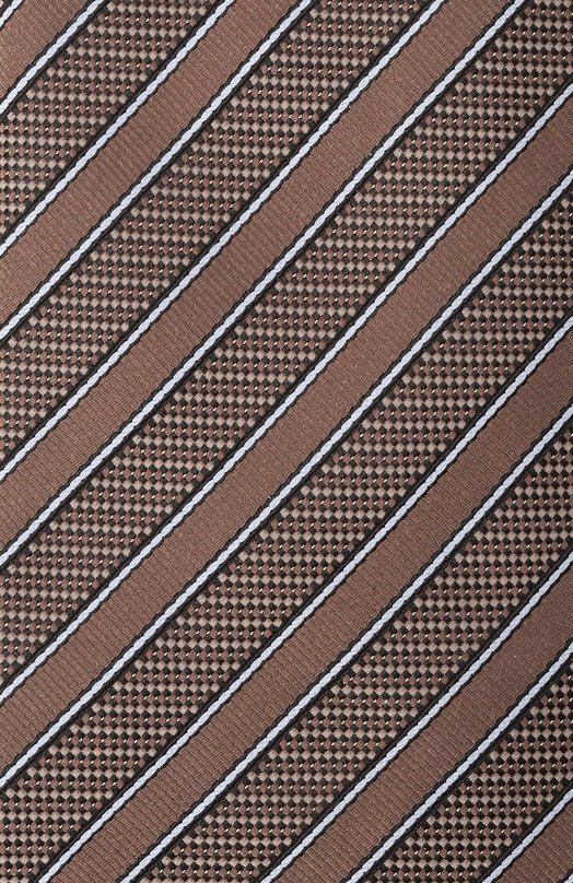 Шелковый галстук Brioni 062I00/PD483 Коричневый  062I00/PD483 Фото 4