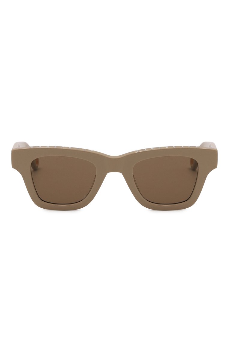 Женские солнцезащитные очки JACQUEMUS бежевого цвета, арт. LES LUNETTES N0CI0 BEIGE | Фото 3 (Материал: Пластик; Тип очков: С/з; Региональные ограничения белый список (Axapta Mercury): Не проставлено; Нос: Не проставлено; Оптика Гендер: оптика-женское; Очки форма: Прямоугольные)