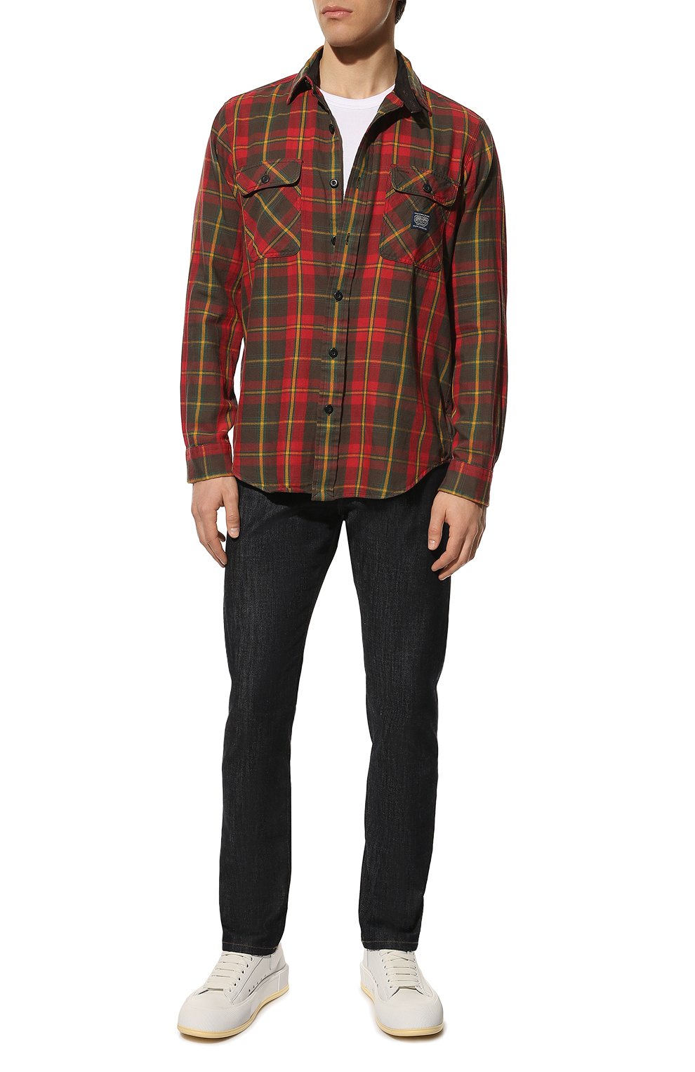 Хлопковая рубашка POLO RALPH LAUREN, арт. 710858324/5477, фото 2