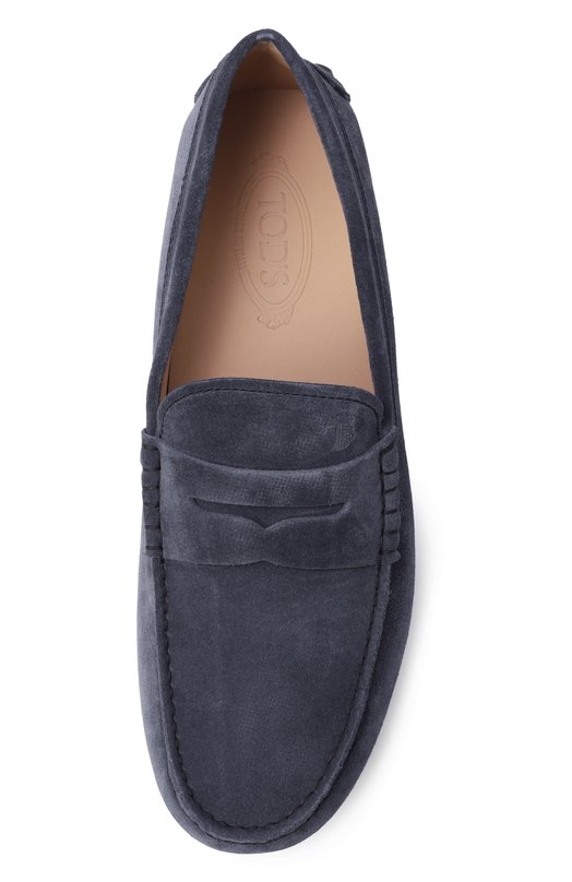 Замшевые мокасины Gommino Bubble Tod’s XXM52K00640RE0 Синий  XXM52K00640RE0 Фото 6