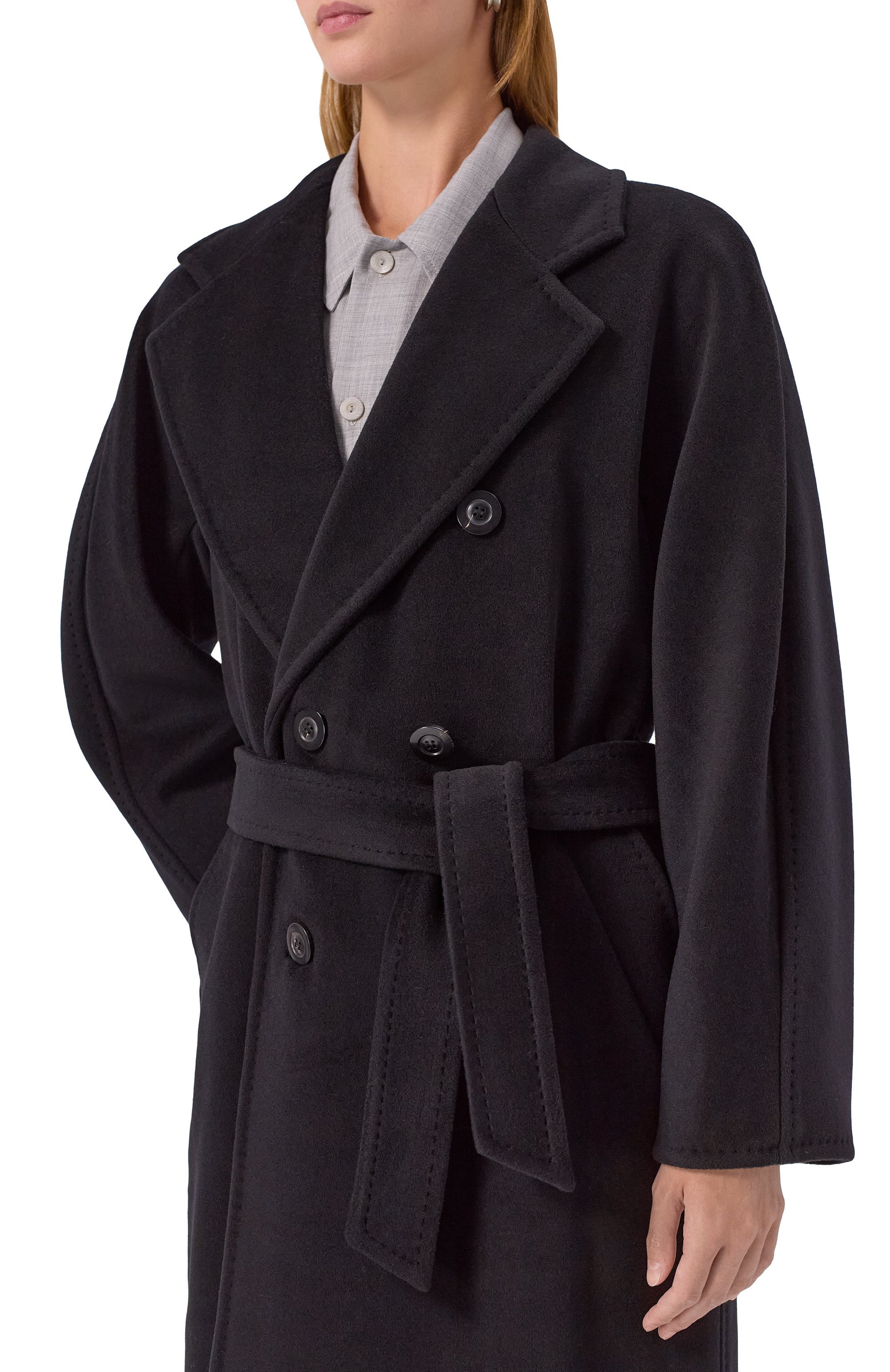 Пальто из шерсти и кашемира MAX MARA, арт. MADAME, фото 5