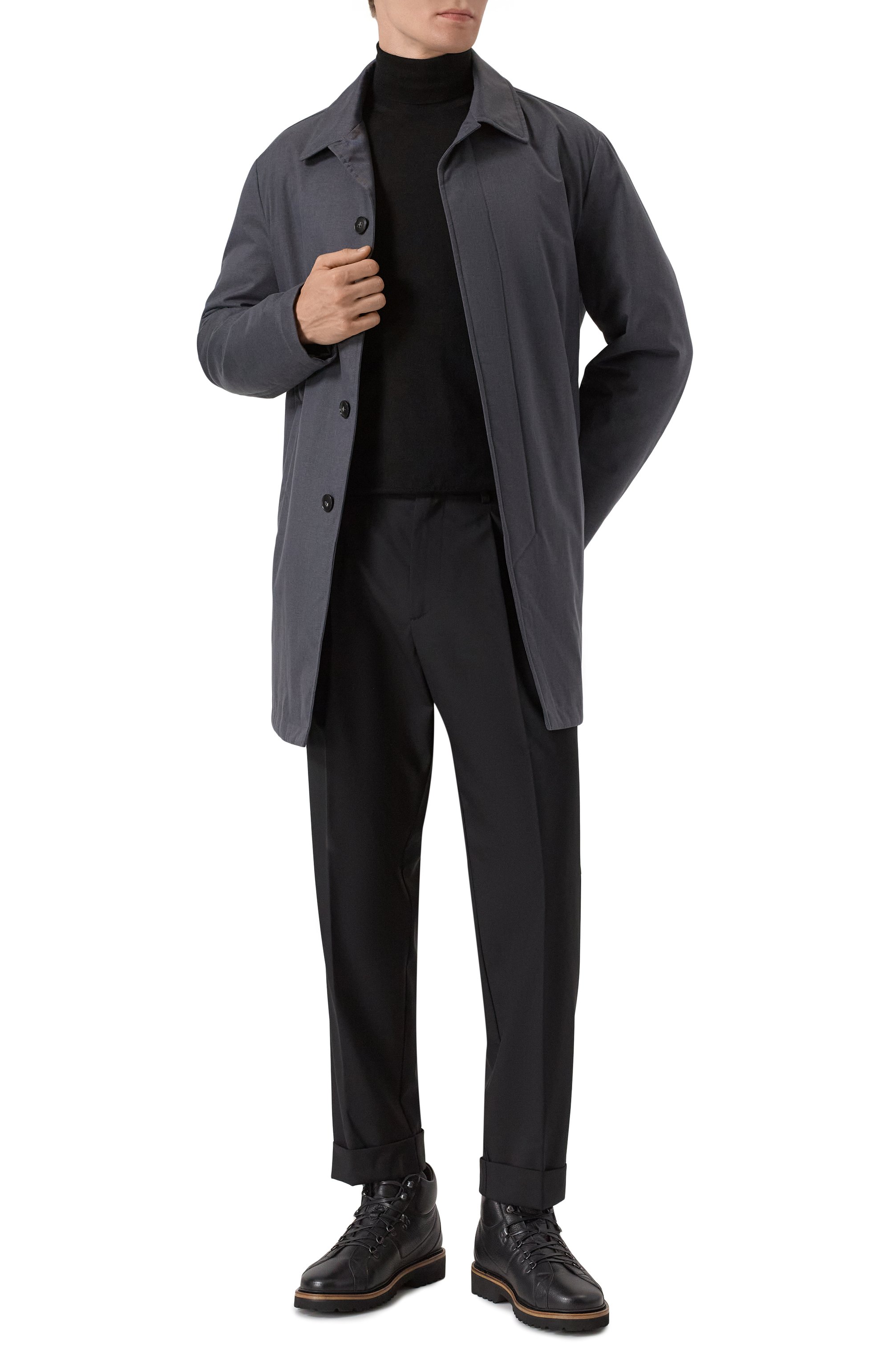 Шерстяные брюки-карго KITON, арт. UPKN024K0371109, фото 2