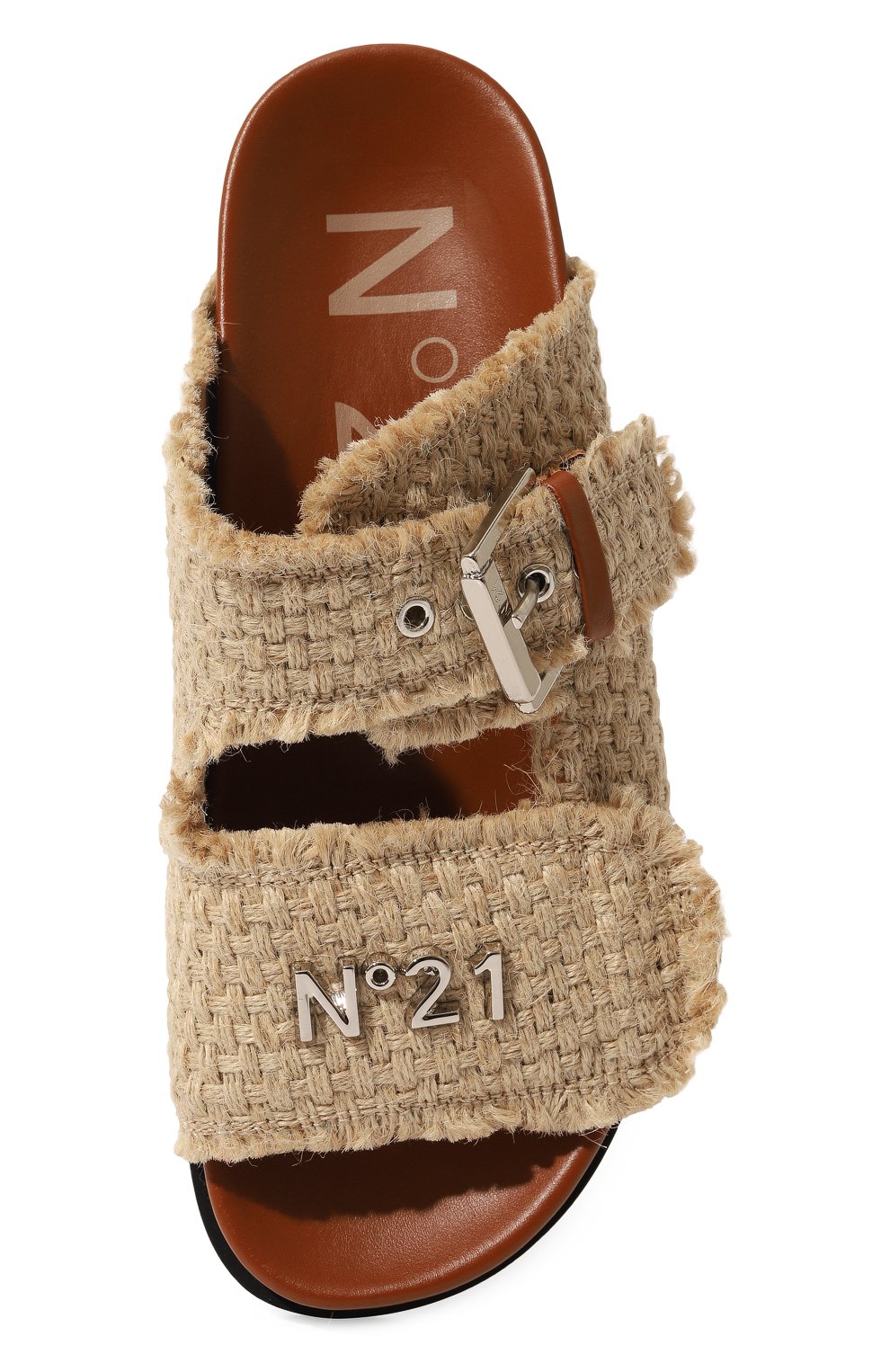 Текстильные шлепанцы N21, арт. 23ESP04170417/SLIPPERS, фото 6