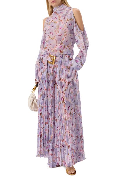 Плиссированная юбка BALMAIN, арт. GF1LE680/SF35, фото 2