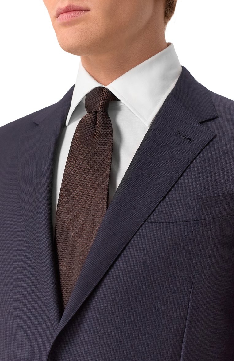 Шелковый галстук ZEGNA, арт. 1P8/Z8D80TA8, фото 1