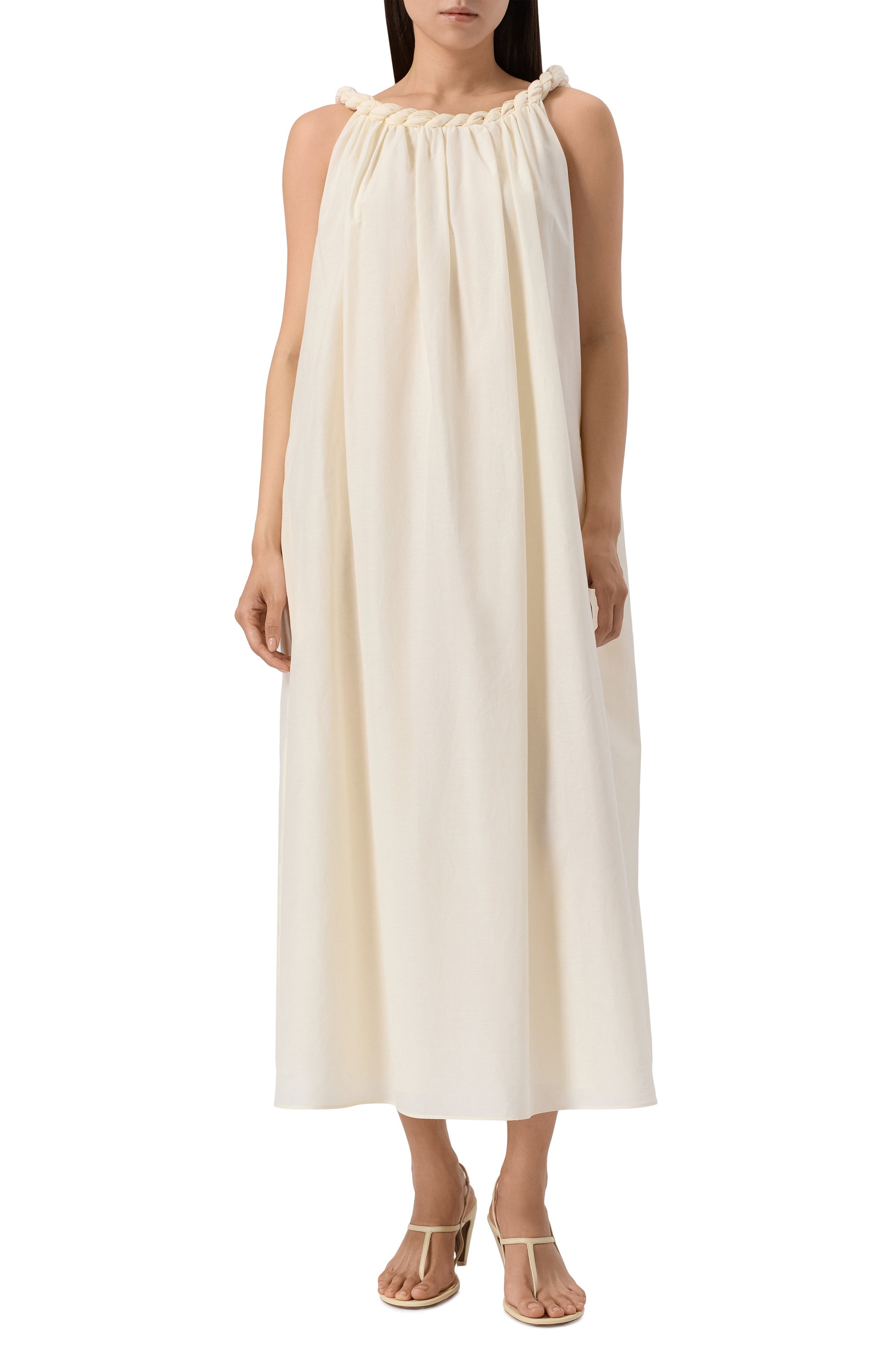 Платье из хлопка и шелка LOULOU DE SAISON, арт. KIKA, фото 3