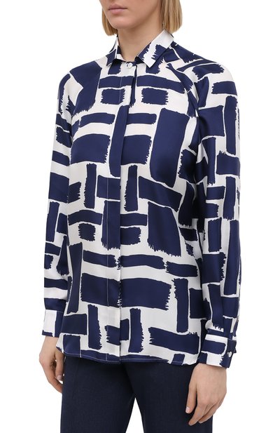 Шелковая рубашка KITON, арт. D51408K09T43, фото 3