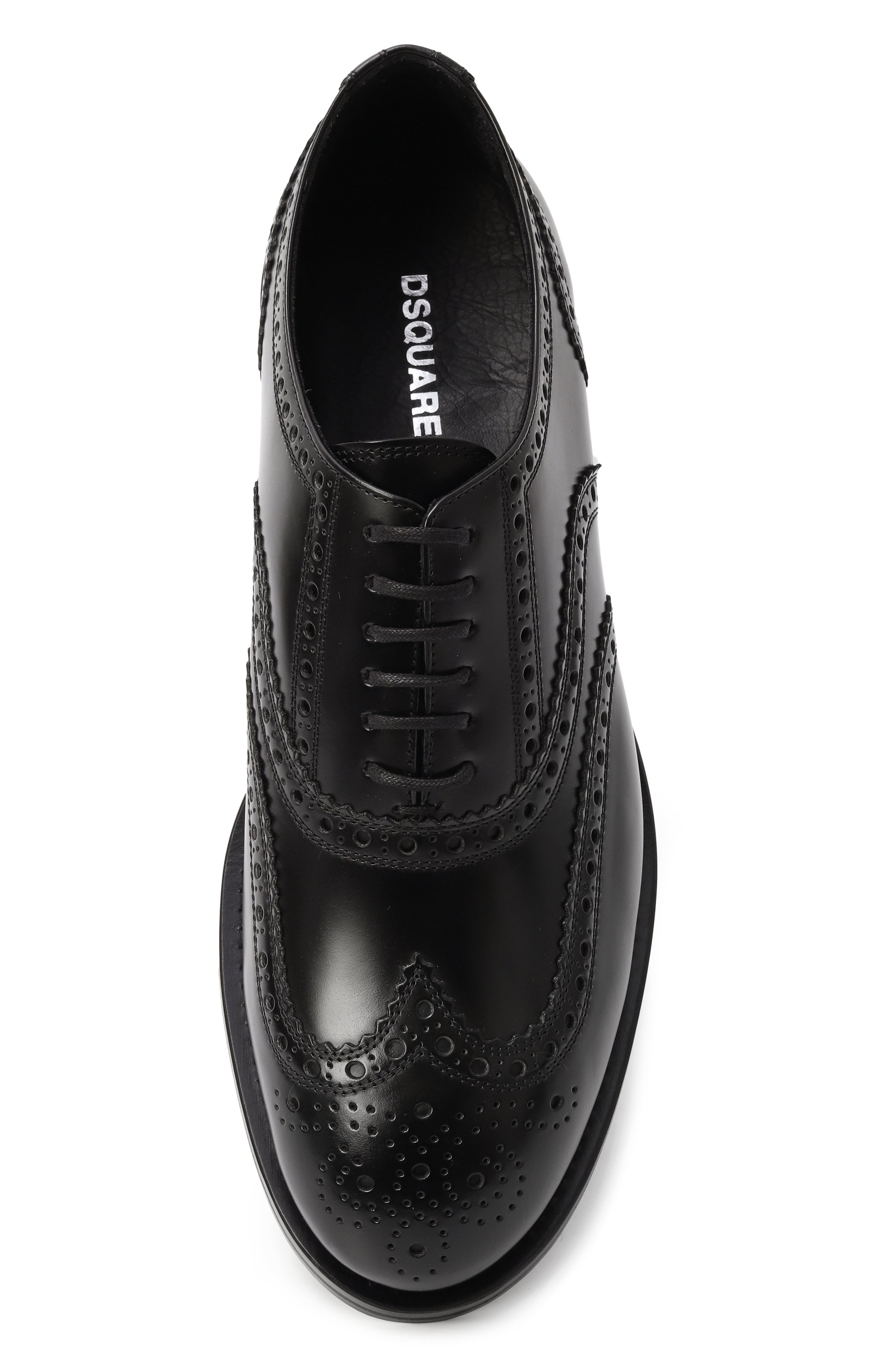Кожаные оксфорды DSQUARED2, арт. LUM0108/24900001, фото 6