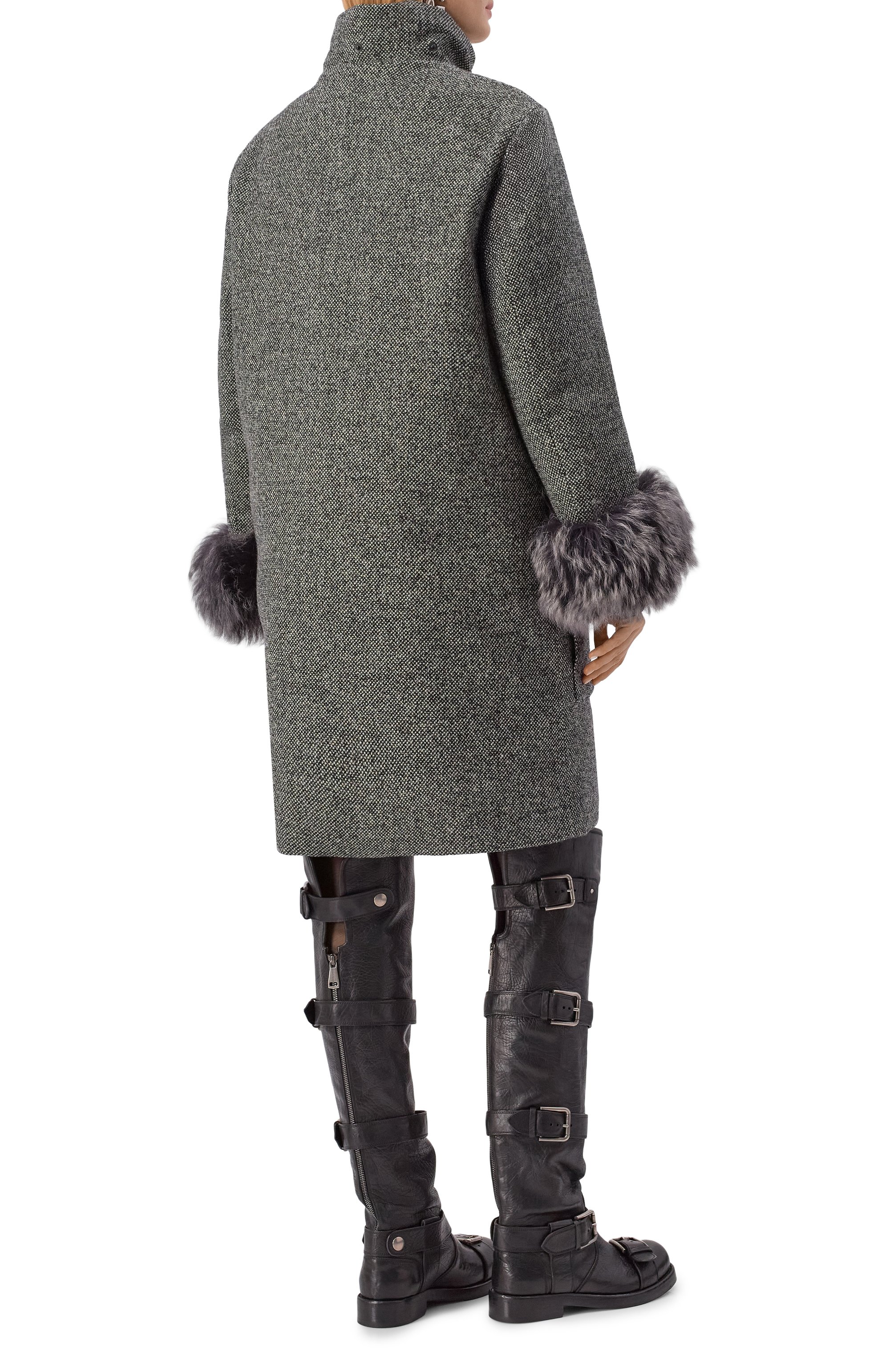 Шерстяной пуховик DOLCE & GABBANA, арт. F9S84T/FMZAU, фото 6