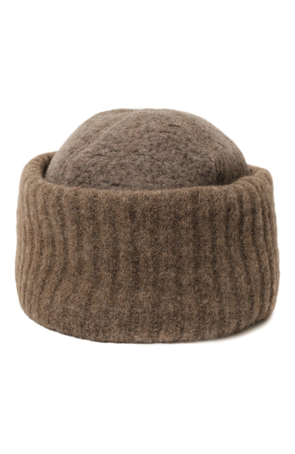 Шерстяная шапка ISABEL BENENATO светло-бежевого цвета по цене 33650 руб., арт. DA13F23, фото 3 Шерстяная шапка ISABEL BENENATO, арт. DA13F23, фото 3