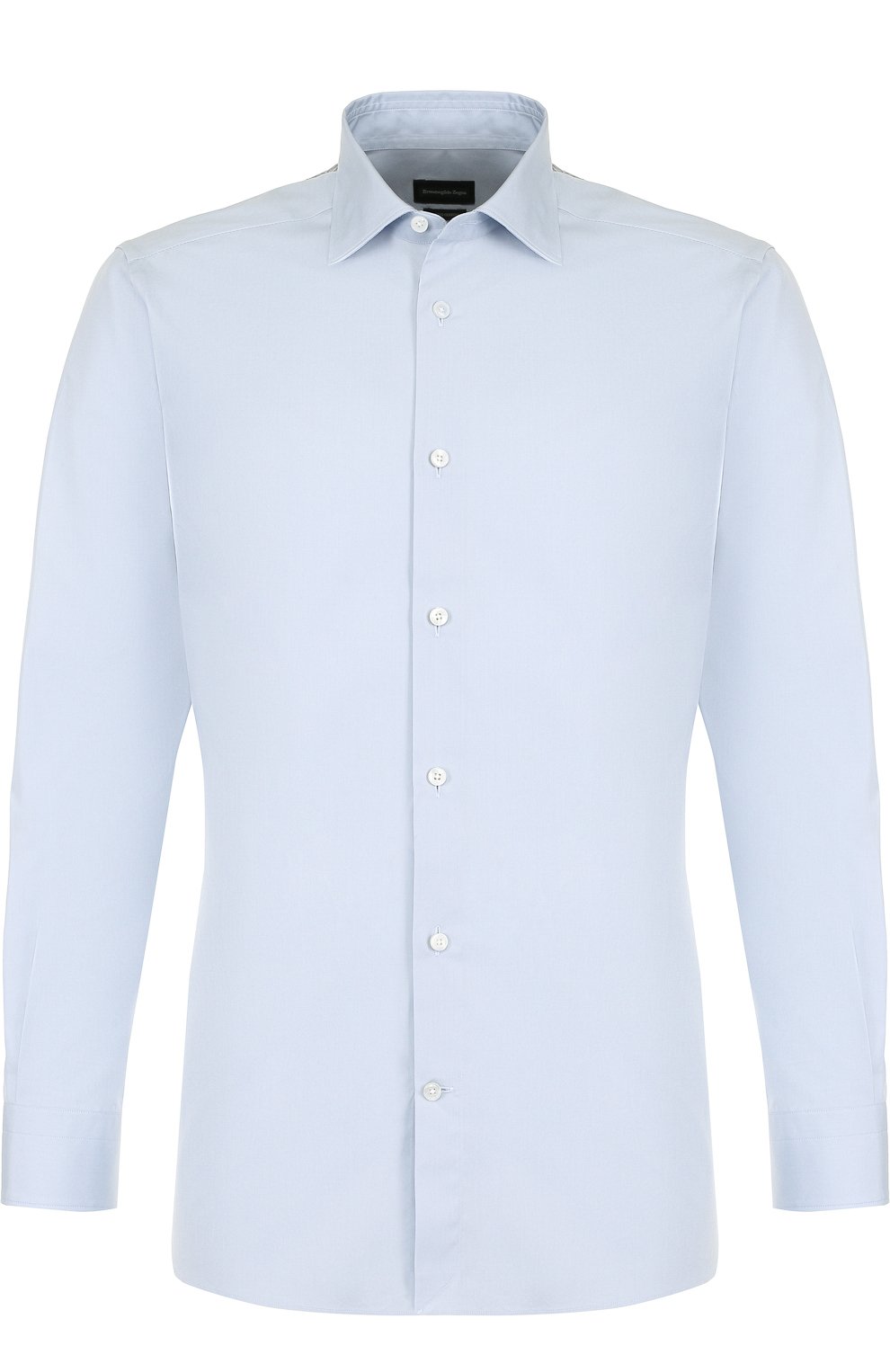 Хлопковая сорочка с воротником кент ZEGNA, арт. 401064/9HS0MT, фото 1