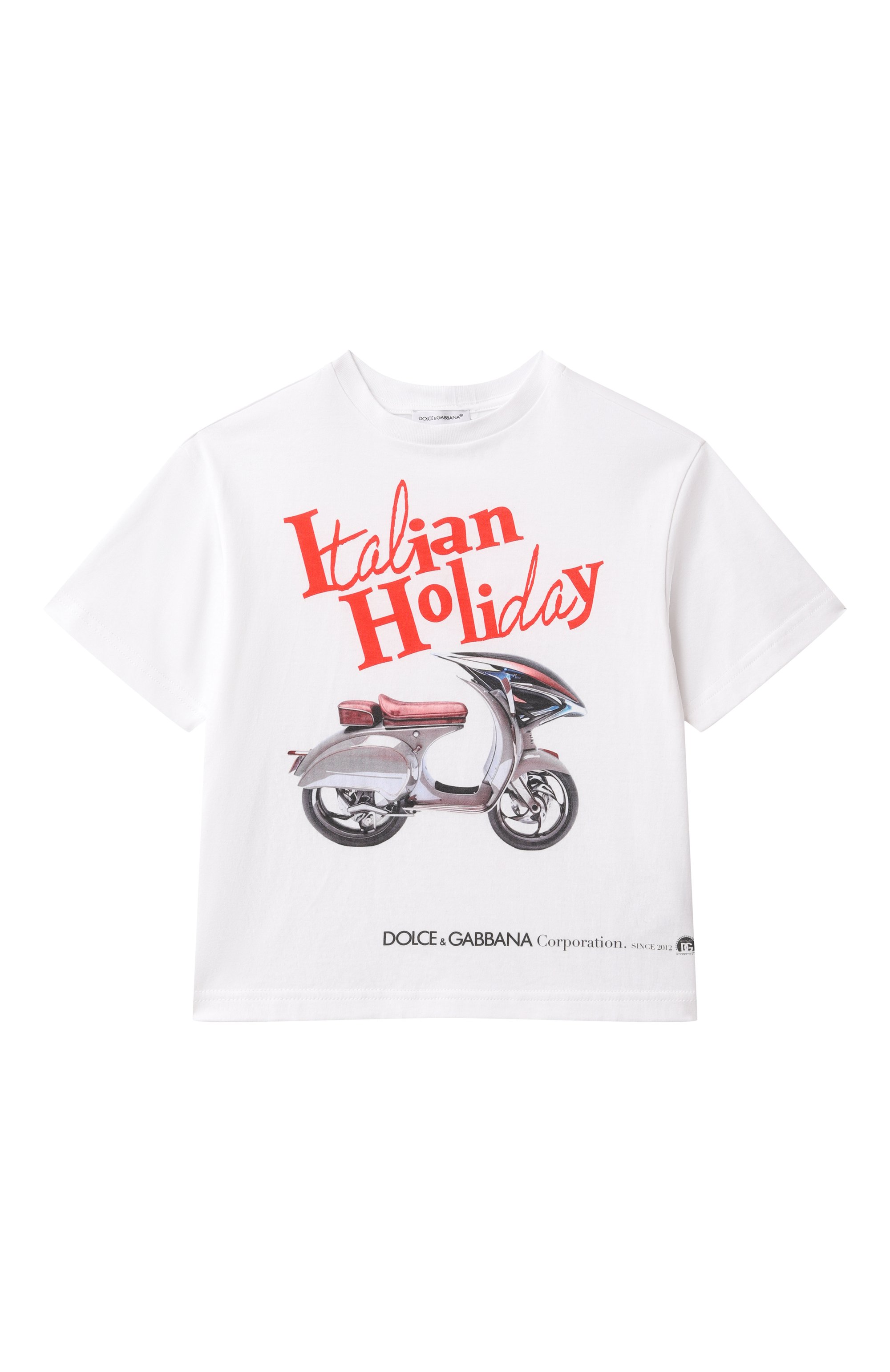 Хлопковая футболка DOLCE & GABBANA, арт. L4JTHV/G7050/2-6, фото 1