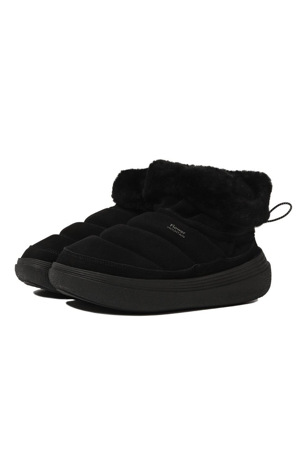 Замшевые сапоги fami FLOWER MOUNTAIN черного цвета по цене 29950 руб., арт. 001 2018895/01, фото 1 Замшевые сапоги fami FLOWER MOUNTAIN, арт. 001 2018895/01, фото 1