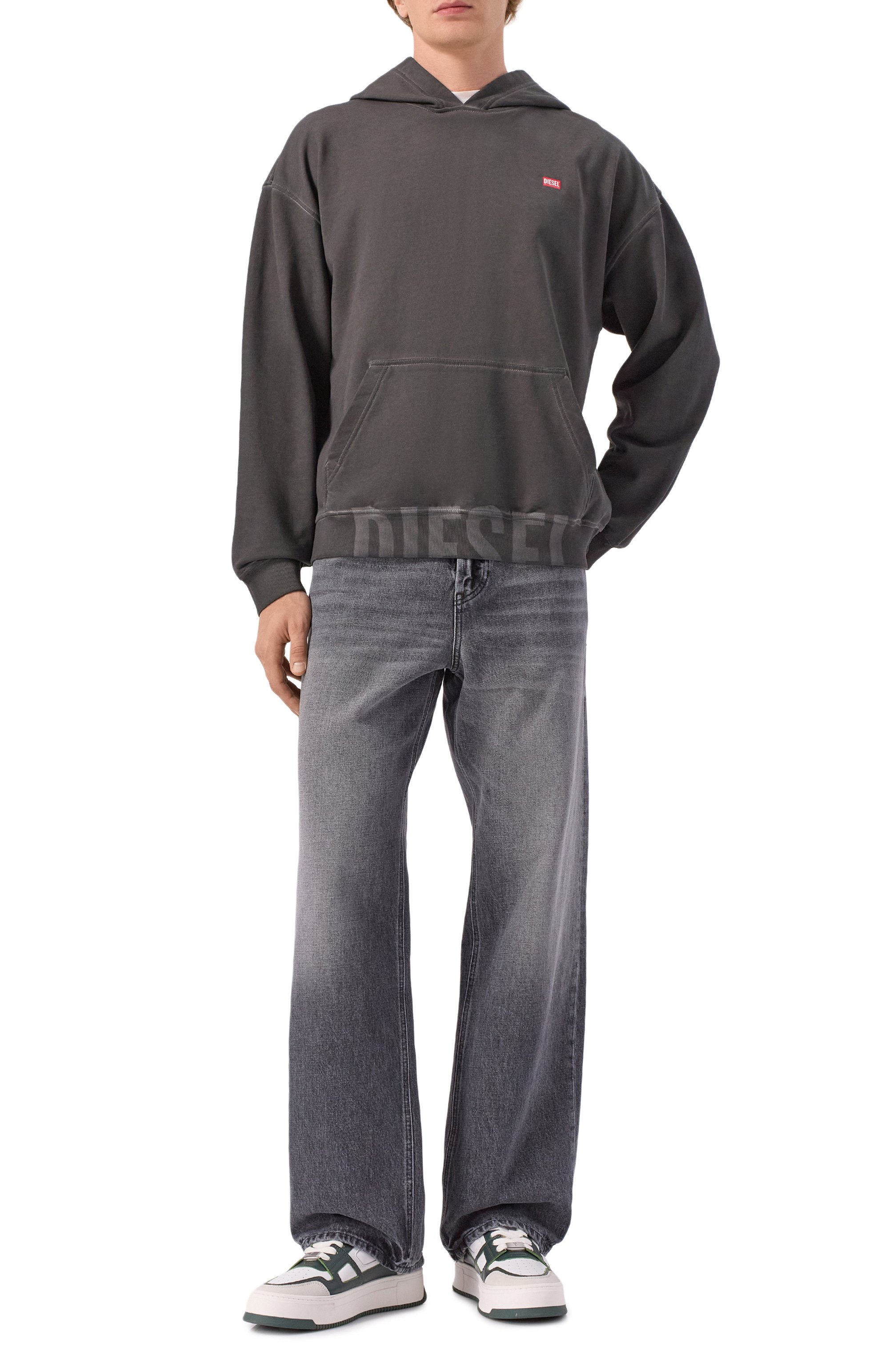 Хлопковое худи DIESEL, арт. A19333/0IKBR, фото 2