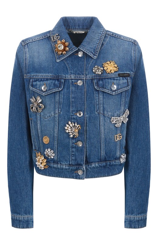 Джинсовая куртка Dolce & Gabbana F9I46Z/G8NC7 Синий F9I46Z/G8NC7