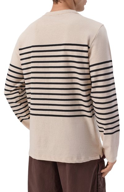 Лонгслив из хлопка и льна EMPORIO ARMANI, арт. EM006927/AF28307, фото 4