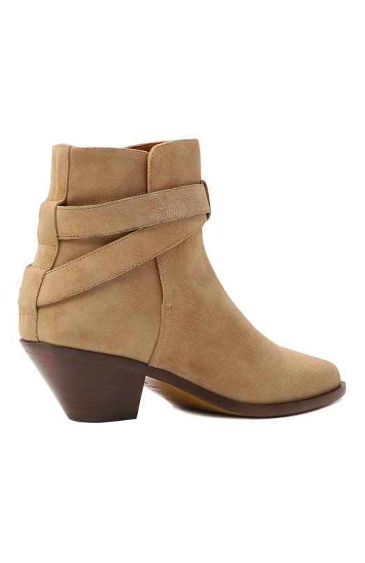 Замшевые ботильоны Deivy Isabel Marant B00181FA/C1A03S Бежевый  B00181FA/C1A03S Фото 5