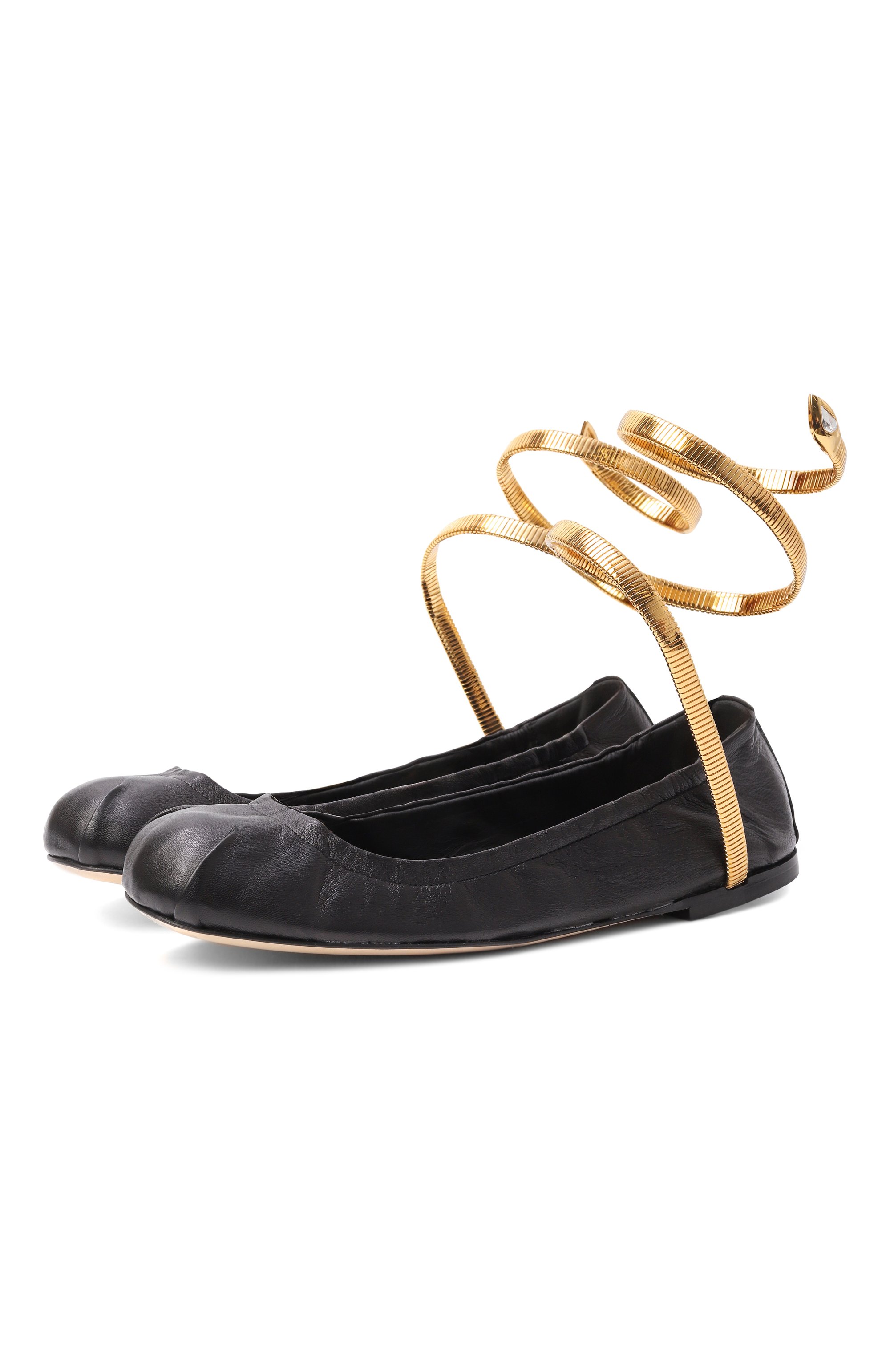 Кожаные балетки juniper RENE CAOVILLA, арт. C12186-010/NA01, фото 1