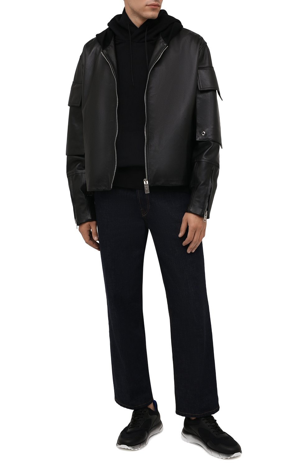 Комбинированные кроссовки HOGAN, арт. HXM5660DV30QH9, фото 2