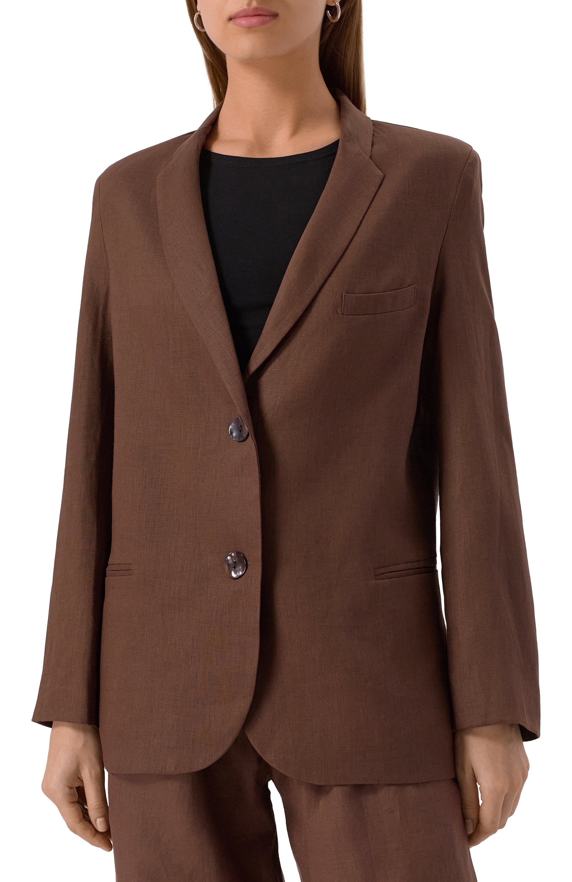 Льняной жакет ALBUS LUMEN, арт. AL.RT25.006.CLASSICBLAZER, фото 3