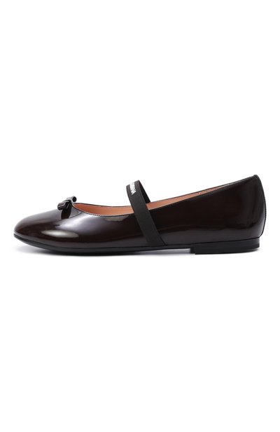 Кожаные балетки bow DOLCE & GABBANA, арт. D11294/A4831/37-39