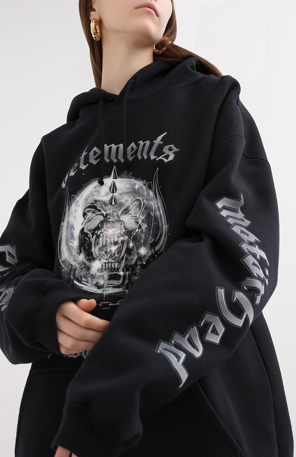 Хлопковое худи VETEMENTS, арт. UAH21TR613 1605/W, фото 3