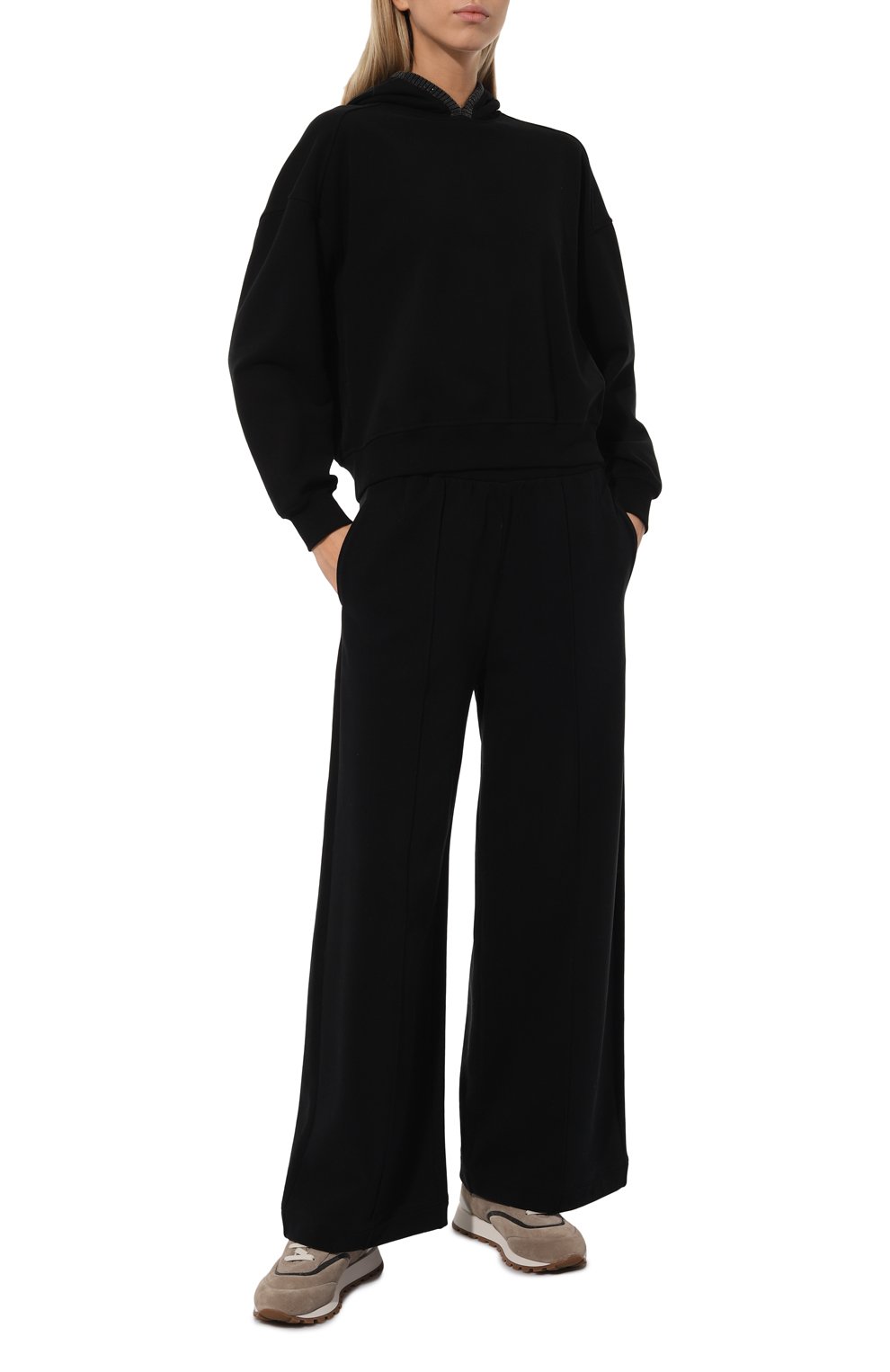 Хлопковые брюки BRUNELLO CUCINELLI, арт. MN05NHR299, фото 2