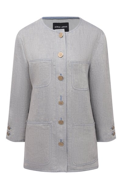 Женский льняной жакет GIORGIO ARMANI, арт. 1SHGG0ME/T02A6
