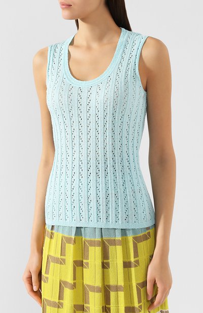 Топ из смеси вискозы и хлопка M MISSONI, арт. 2DJ00020/2K000E, фото 3