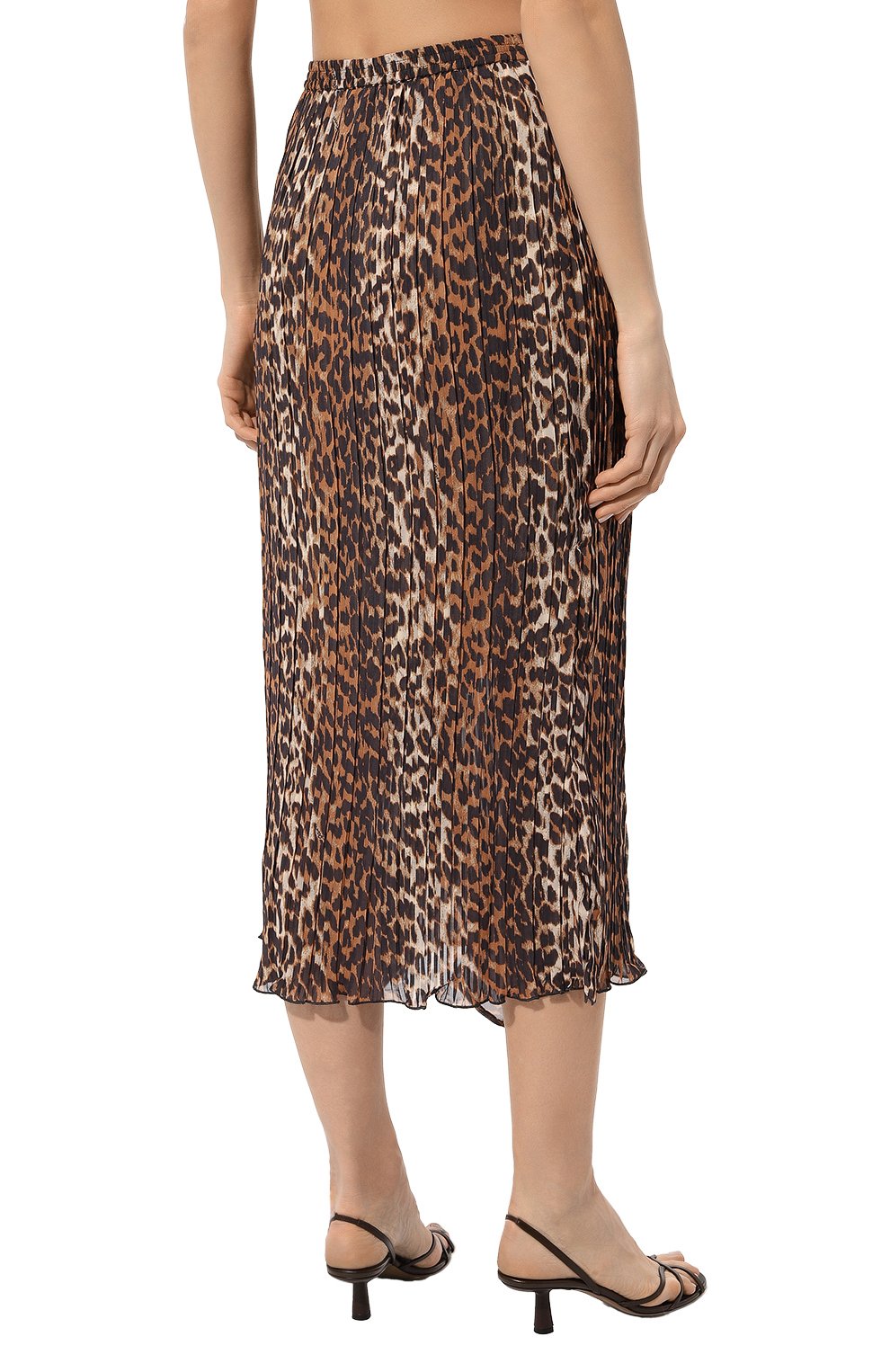 Юбка GANNI леопардового цвета по цене 23950 руб., арт. F8696, фото 4 Юбка GANNI, арт. F8696, фото 4