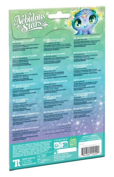 Набор наклеек для ногтей space PAREMO бирюзового цвета по цене 1170 руб., арт. 11459-3_NSDA, фото 3 Набор наклеек для ногтей space PAREMO, арт. 11459-3_NSDA, фото 3