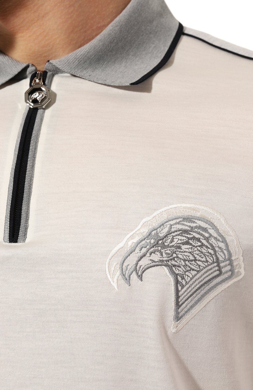 Поло из шелка и хлопка STEFANO RICCI, арт. K818919P31/T23271, фото 5