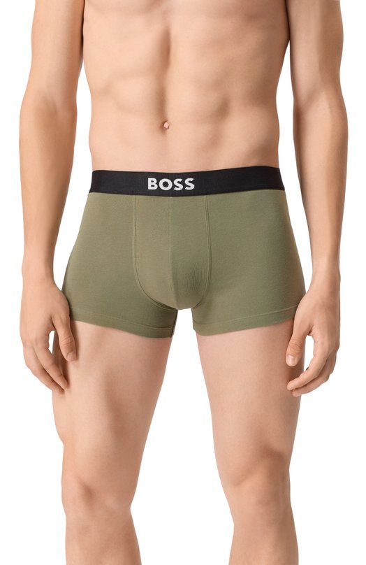 Комплект из трех боксеров BOSS 50549832 Зелёный  50549832 Фото 4