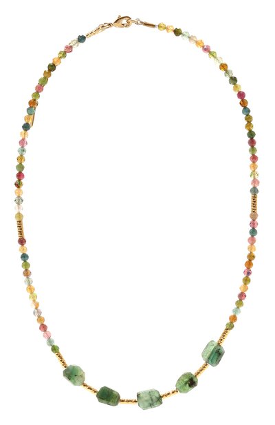 Женское колье HANKA_IN, арт. ELEM-CH-T0UR-EMER-1M