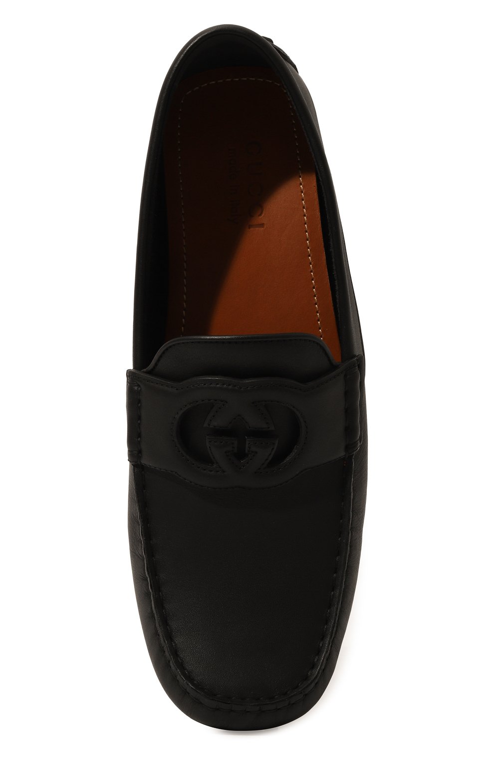 Кожаные мокасины GUCCI, арт. 730148/1XH60, фото 6