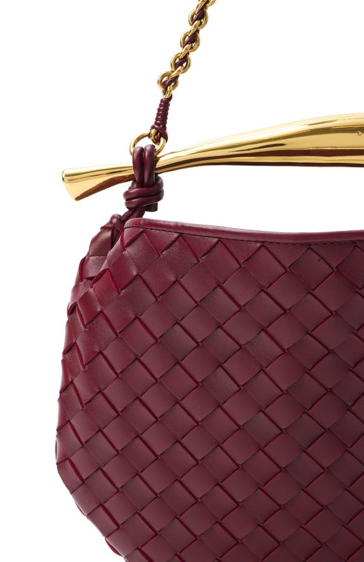 Сумка Sardine Chain Bottega Veneta 776768/VCPP1 Бордовый  776768/VCPP1 Фото 3